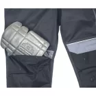 Cerva kantáros munkásnadrág Max Eco Stretch 245 fekete-szürke