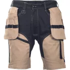Cerva rövidnadrág Keilor FP Strech bézs-fekete