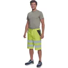 Cerva rövidnadrág Max Vivo HV fluo-sárga-fekete