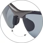 Bollé munkavédelmi szemüveg Contour PC AF AS füstszínű