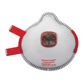 Spirotek szelepes pormaszk VS2300V FFP3 NR D 10 db/doboz