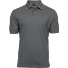 Tee Jays galléros póló Luxury Stretch 215 porszürke