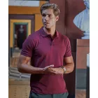 Tee Jays galléros póló Luxury Stretch 215 vörös