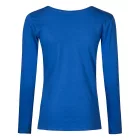 Promodoro hosszú ujjú női póló Roundneck LS 140 azúr kék