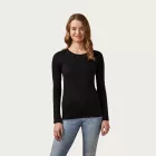 Promodoro hosszú ujjú női póló Roundneck LS 140 fekete