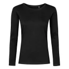 Promodoro hosszú ujjú női póló Roundneck LS 140 fekete