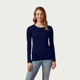   Promodoro hosszú ujjú női póló Roundneck LS 140 tengerkék
