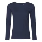Promodoro hosszú ujjú női póló Roundneck LS 140 tengerkék
