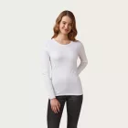 Promodoro hosszú ujjú női póló Roundneck LS 140 fehér