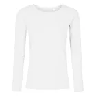 Promodoro hosszú ujjú női póló Roundneck LS 140 fehér