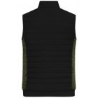 James&Nicholson mellény Hybrid fekete-melírozott olíva