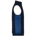 James&Nicholson mellény Hybrid tengerkék-melírozott kék