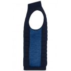 James&Nicholson mellény Hybrid tengerkék-melírozott kék