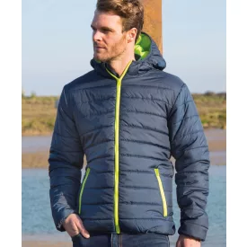 Result dzseki Quilted tengerészkék-lime