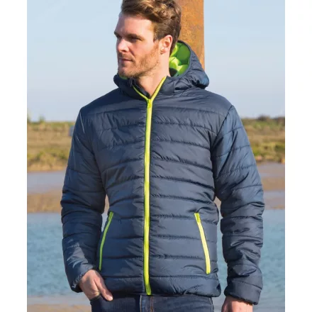 Result dzseki Quilted tengerészkék-lime