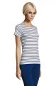 SOL'S Miles Ladies T-Shirt with Stripes