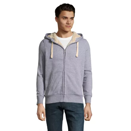 Sol's uniszex pulóver Sherpa 280 melírozott szürke