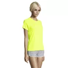 Sol's női póló Sporty 140 neon sárga