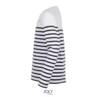 Sol's hosszú ujjú gyerek póló Matelot LSL 160 fehér-tengerkék