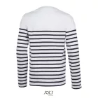 Sol's hosszú ujjú gyerek póló Matelot LSL 160 fehér-tengerkék