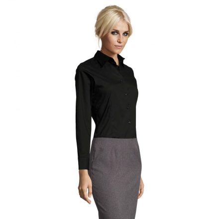 Sol's hosszú ujjú női blúz Eden 140 fekete