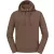 Russell pulóver Authentic Hooded Sweatshirt 280 mocha