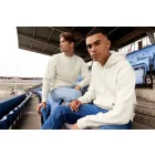 Russell pulóver Authentic Hooded Sweatshirt 280 natúr