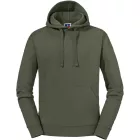 Russell pulóver Authentic Hooded Sweatshirt 280 olivazöld