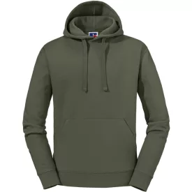 Russell pulóver Authentic Hooded Sweatshirt 280 olivazöld