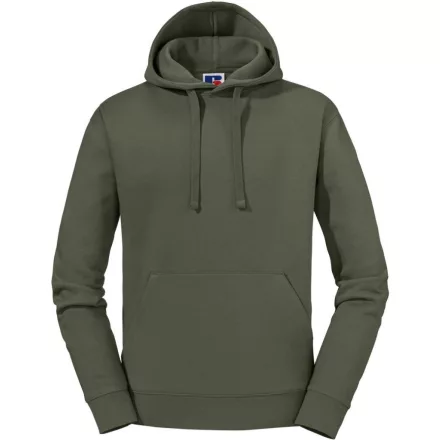 Russell pulóver Authentic Hooded Sweatshirt 280 olivazöld