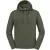 Russell pulóver Authentic Hooded Sweatshirt 280 olivazöld