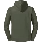 Russell pulóver Authentic Hooded Sweatshirt 280 olivazöld