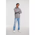 Russell pulóver Authentic Hooded Sweatshirt 280 melírozott szürke