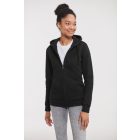 Russell női pulóver Authentic Zipped Hood 280 fekete