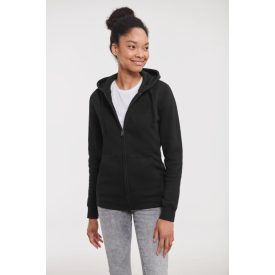 Russell női pulóver Authentic Zipped Hood 280 fekete