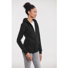 Russell női pulóver Authentic Zipped Hood 280 fekete