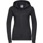 Russell női pulóver Authentic Zipped Hood 280 fekete