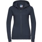 Russell női pulóver Authentic Zipped Hood 280 tengerkék