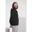 Russell pulóver Authentic Zipped Hood 280 fekete