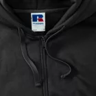 Russell pulóver Authentic Zipped Hood 280 fekete