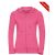 Russell női pulóver HD Zipped Hood 255 melírozott pink