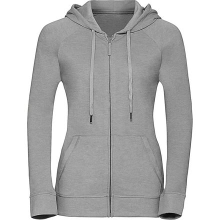 Russell női pulóver HD Zipped Hood 255 melírozott ezüst