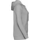 Russell női pulóver HD Zipped Hood 255 melírozott ezüst