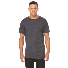   Bella+Canvas póló Long Urban Tee 142 melírozott sötétszürke