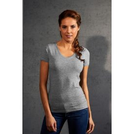Promodoro Ladies' Slim Fit V-Neck-T
