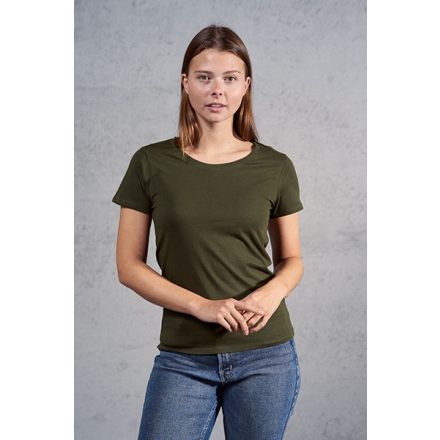 Promodoro női póló Premium Organic 180 khaki