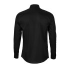 NeoBlu hosszú ujjú ing Blaise Micro-Twill 115 fekete