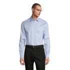 NeoBlu hosszú ujjú ing Blaise Micro-Twill 115 világoskék