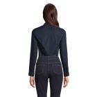 NeoBlu hosszú ujjú női ing Blaise Micro-Twill 115 éjkék