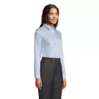 NeoBlu hosszú ujjú női ing Blaise Micro-Twill 115 világoskék